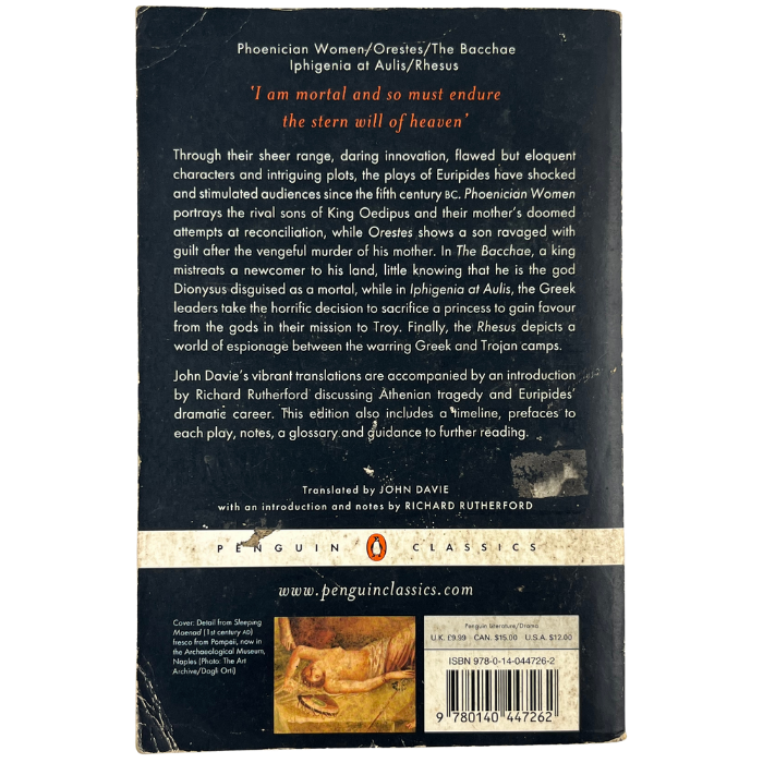 The Bacchae and Other Plays