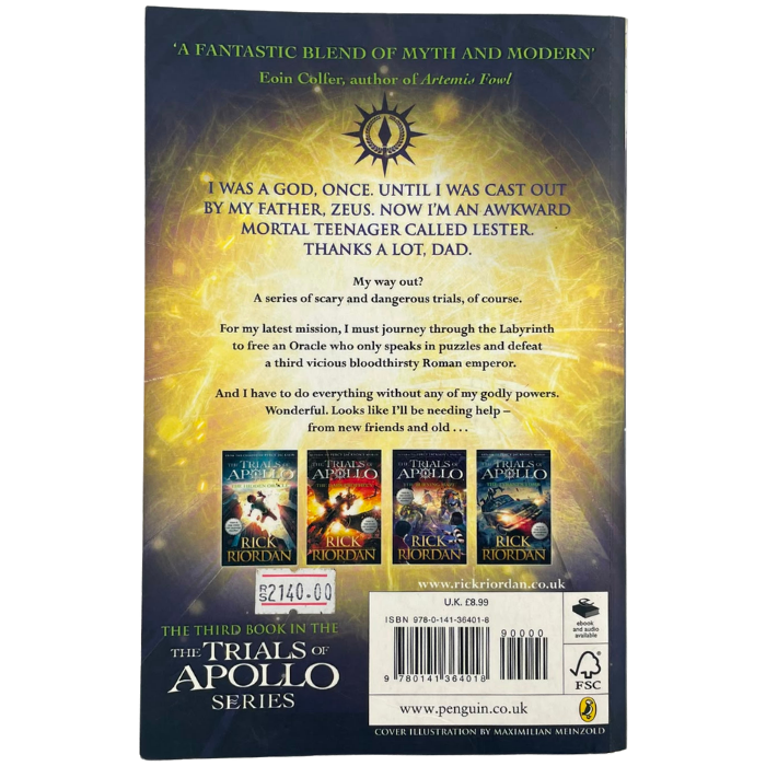 The Burning Maze (The Trials of Apollo Book 3) 