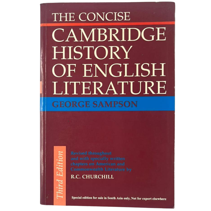 The Concise Cambridge History of English Literature