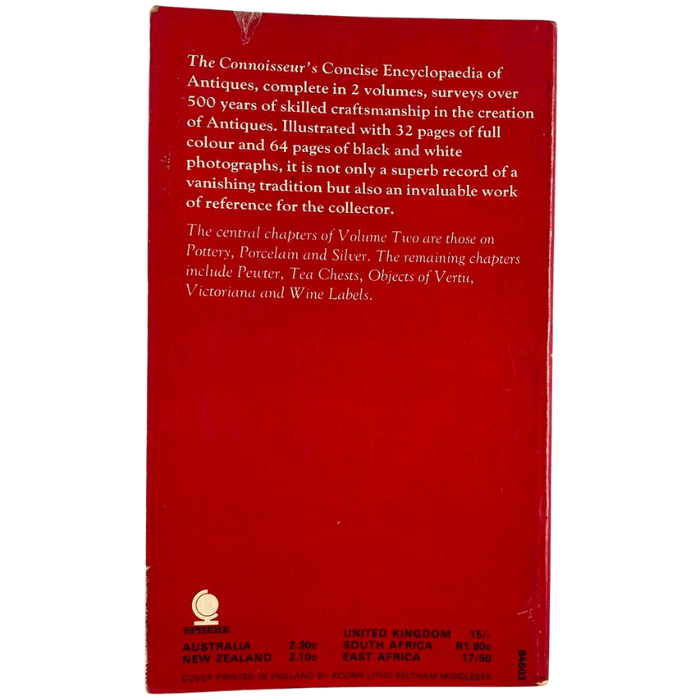 The Connoisseur's Concise Encyclopaedia of Antiques (Volume Two)