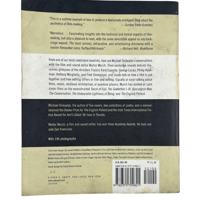 The Conversations: Walter Murch and the Art of Editing Film