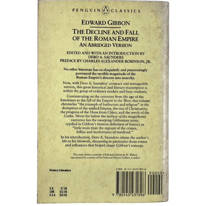 The Decline and Fall of the Roman Empire (Abridged Version)