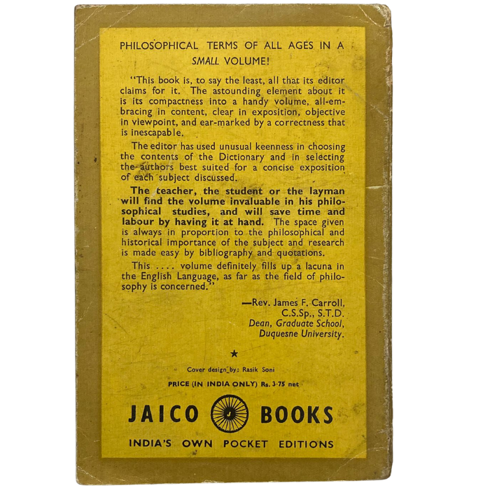 The Dictionary of Philosophy