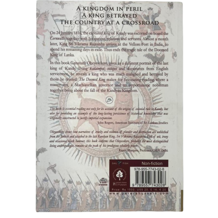 The Doomed King: A Requiem for Sri Vikrama Rajasinha