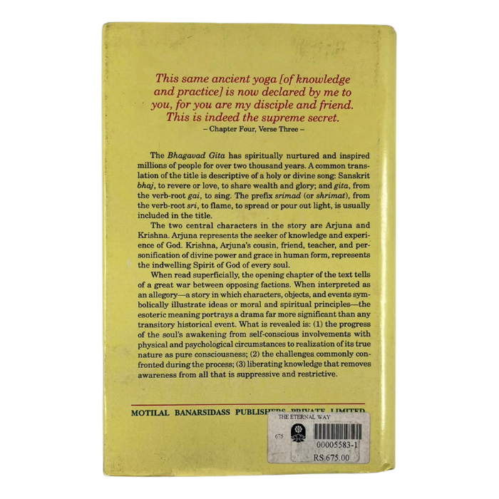 The Eternal Way: The Inner Meaning of the Bhagavad Gita