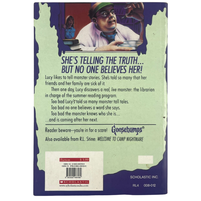 The Girl Who Cried Monster (Goosebumps Series)