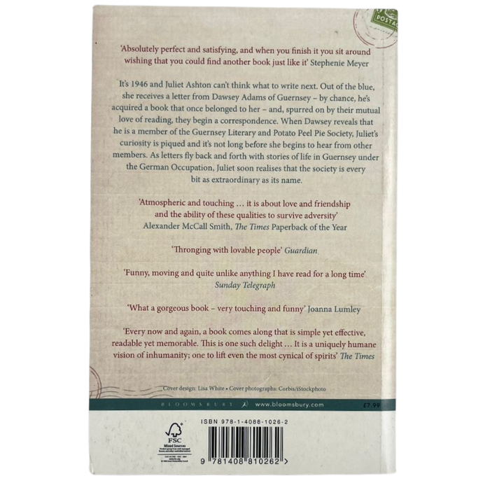 The Guernsey Literary and Potato Peel Pie Society