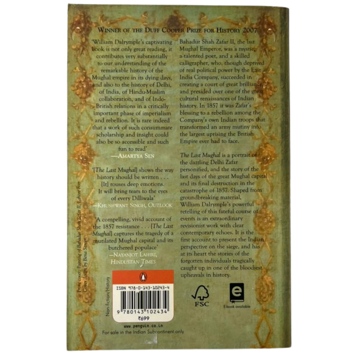 The Last Mughal: The Fall of a Dynasty  Delhi  1857