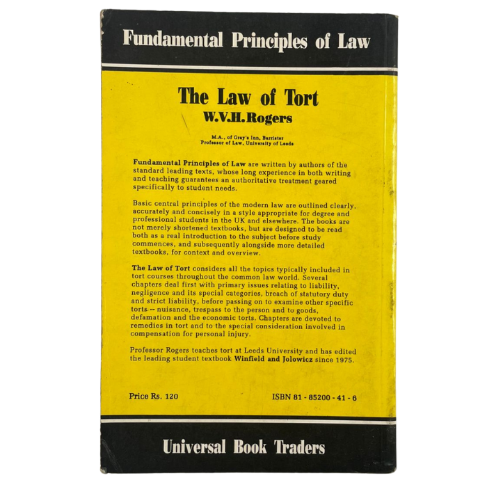 The Law of Tort