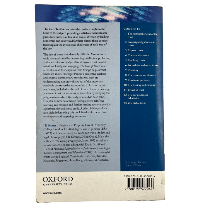 The Law of Trusts (7th Edition)