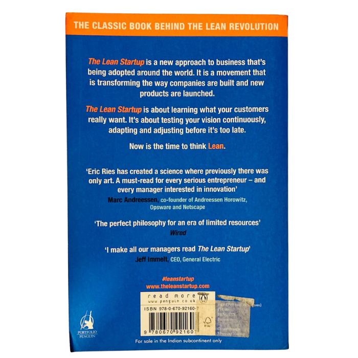 The Lean Startup: How Constant Innovation Creates Radically Successful Businesses
