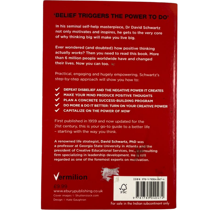 The Magic of Thinking Big