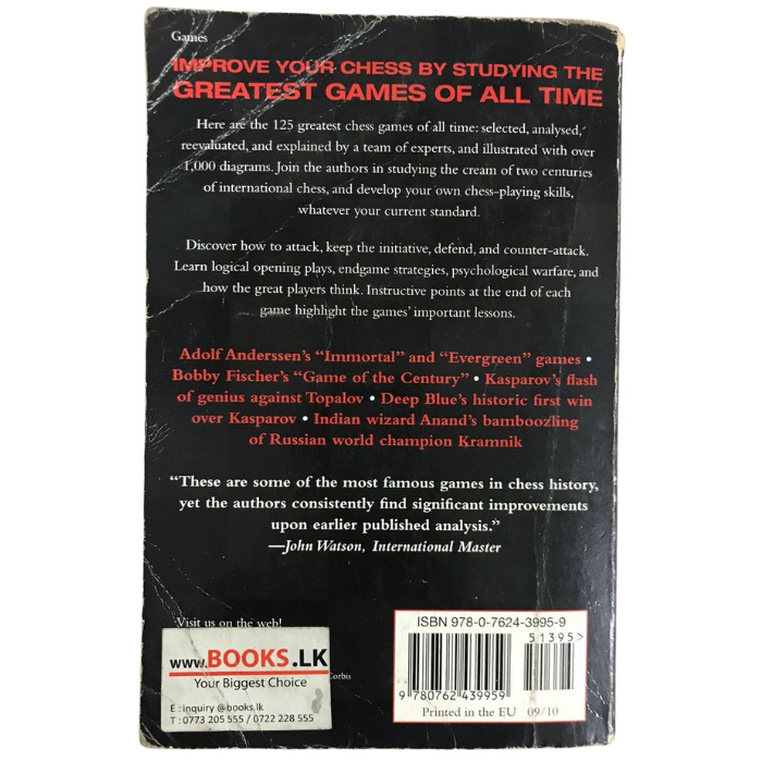 The Mammoth Book of the World's Greatest Chess Games