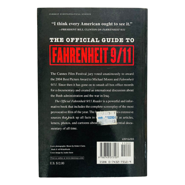 The Official Fahrenheit 9/11 Reader
