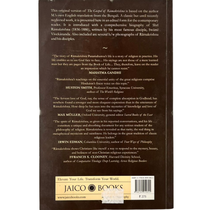 The Original Gospel of Ramakrishna