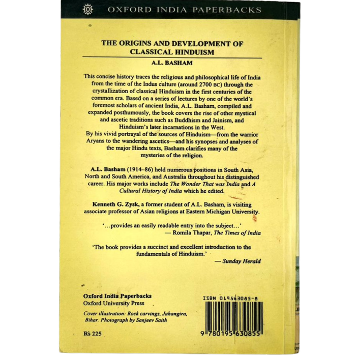 The Origins and Development of Classical Hinduism