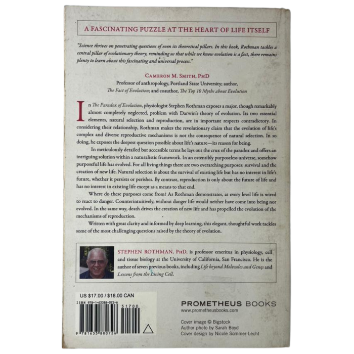 The Paradox of Evolution