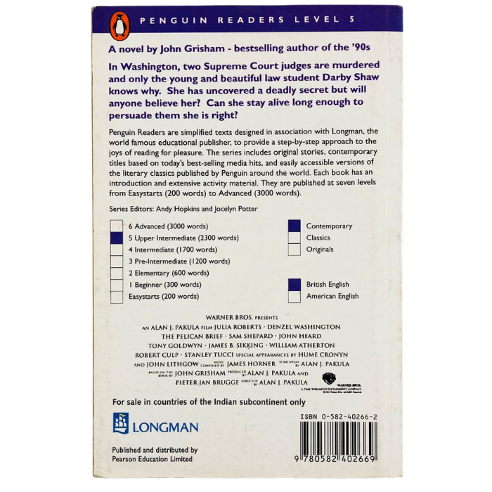 The Pelican Brief (Penguin Readers Level 5)