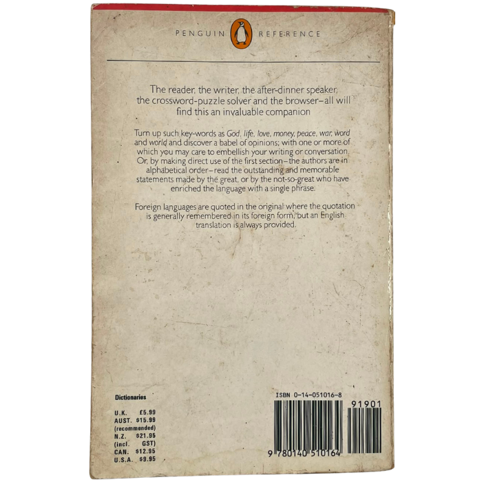 The Penguin Dictionary of Quotations