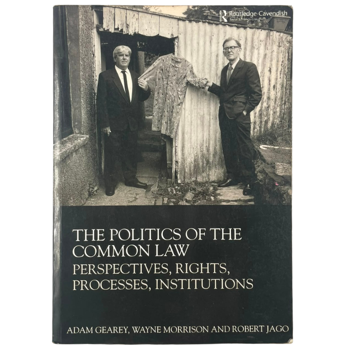 The Politics of the Common Law: Perspectives Rights Processes Institutions