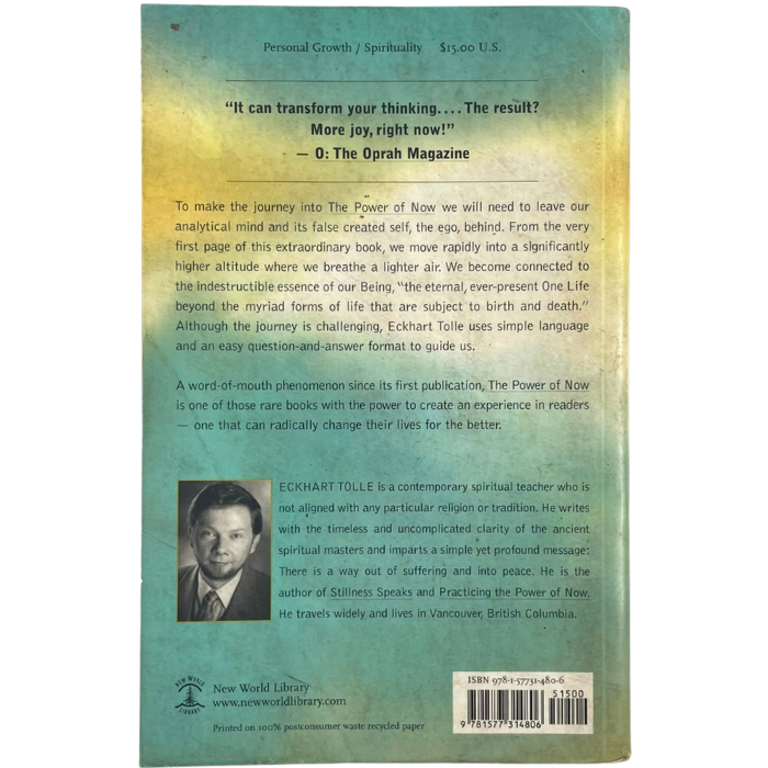 The Power of Now: A Guide to Spiritual Enlightenment