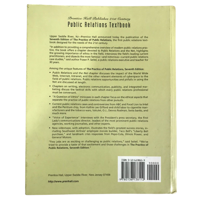 The Practice of Public Relations (7th Edition)