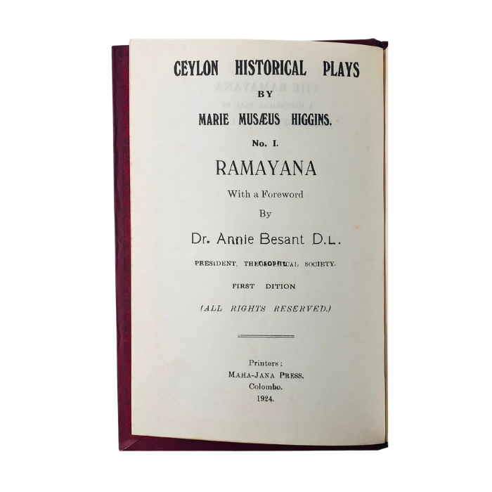 The Ramayana: A Historical Play of Jambudwipa and Lanka