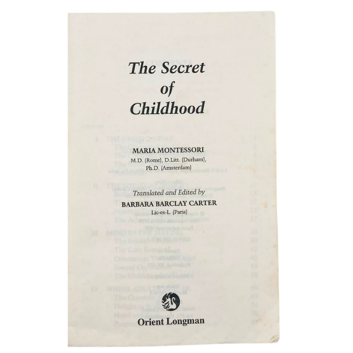 The Secret of Childhood