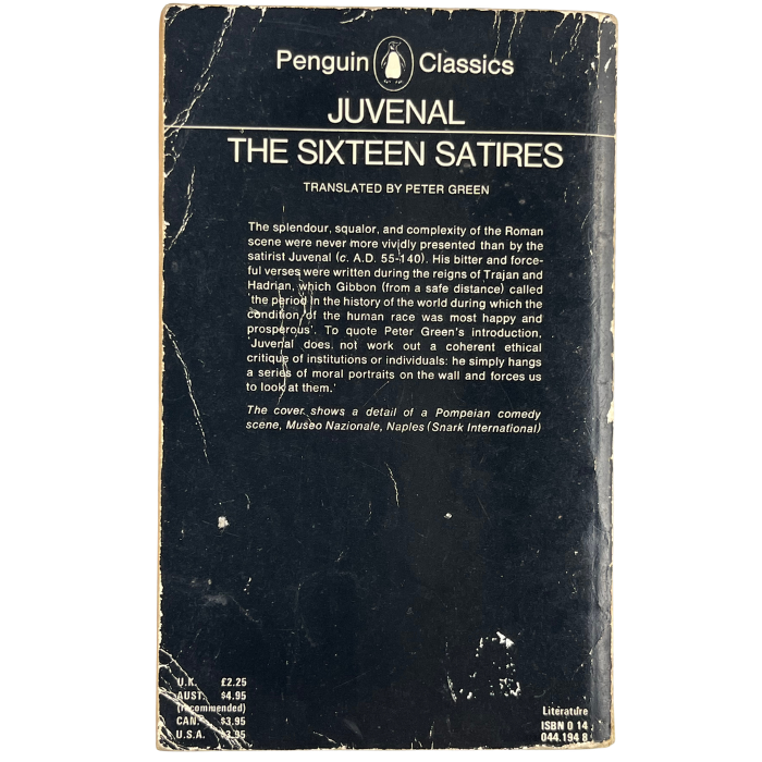 The Sixteen Satires.