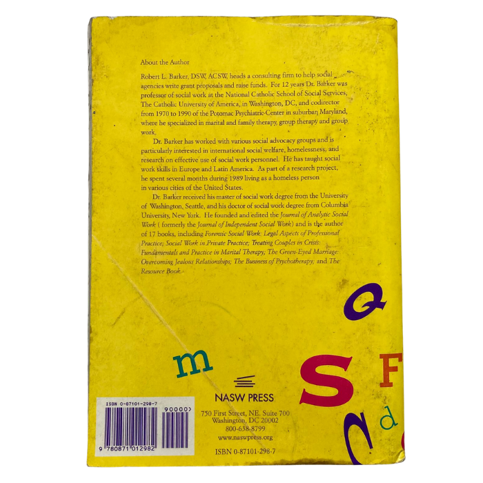 The Social Work Dictionary (Fourth Edition)