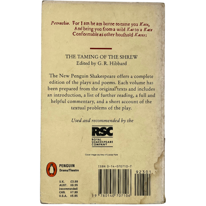 The Taming of the Shrew (The New Penguin Shakespeare)