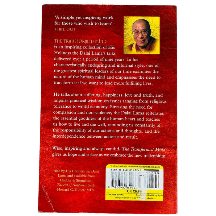 The Transformed Mind: Reflections on Truth  Love and Happiness