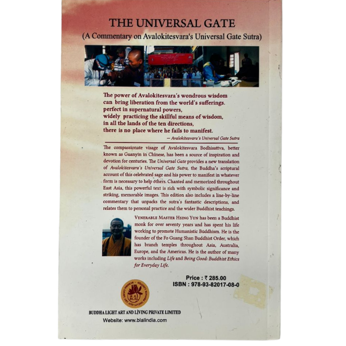 The Universal Gate: A Commentary on Avalokitesvara's Universal Gate Sutra