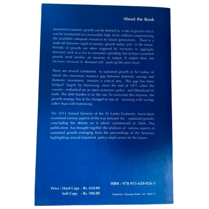 The Way Forward for Sustained Growth