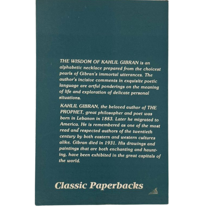 The Wisdom of Kahlil Gibran