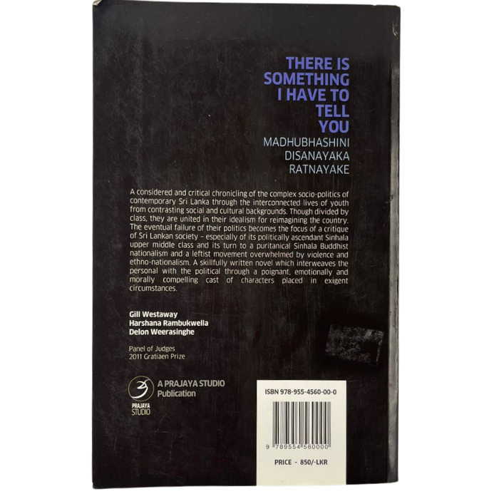 There is Something I Have to Tell You