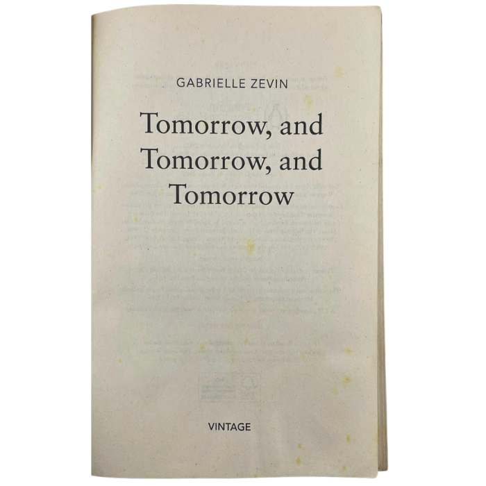 Tomorrow  and Tomorrow  and Tomorrow
