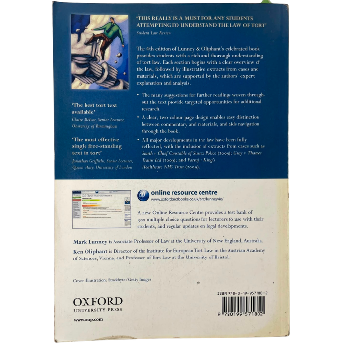 Tort Law: Text and Materials (4th Edition)