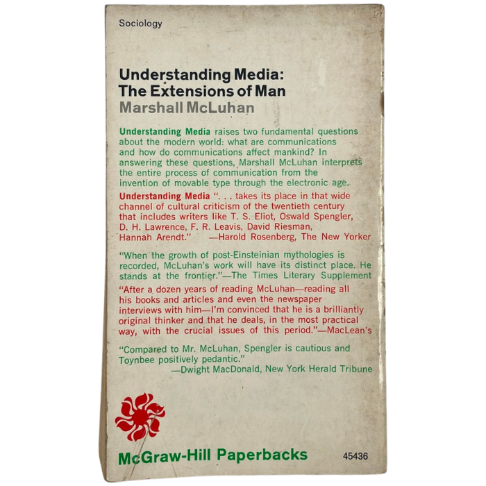 Understanding Media: The Extensions of Man