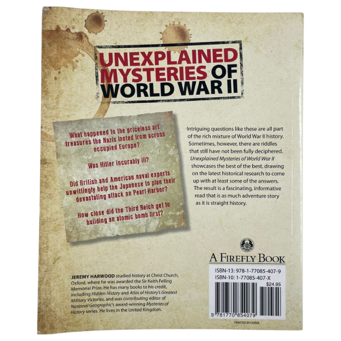 Unexplained Mysteries of World War II