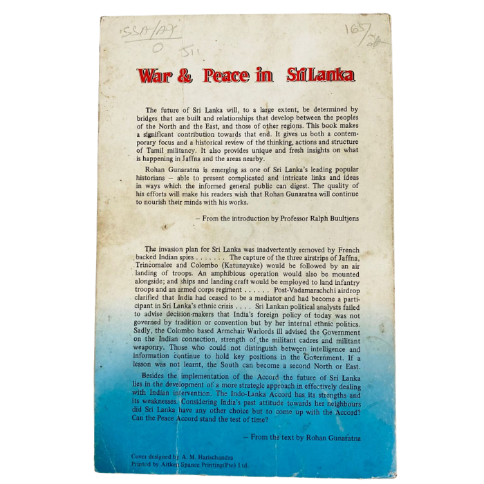 War & Peace in Sri Lanka
