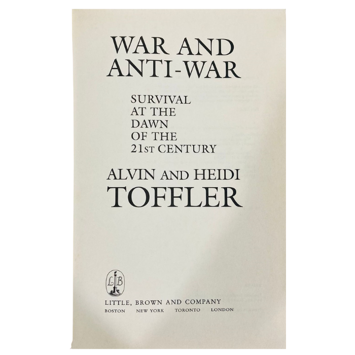 War and Anti-War - Survival At the Dawn of the 21st Century