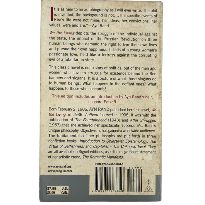 We the Living (Centennial Edition)